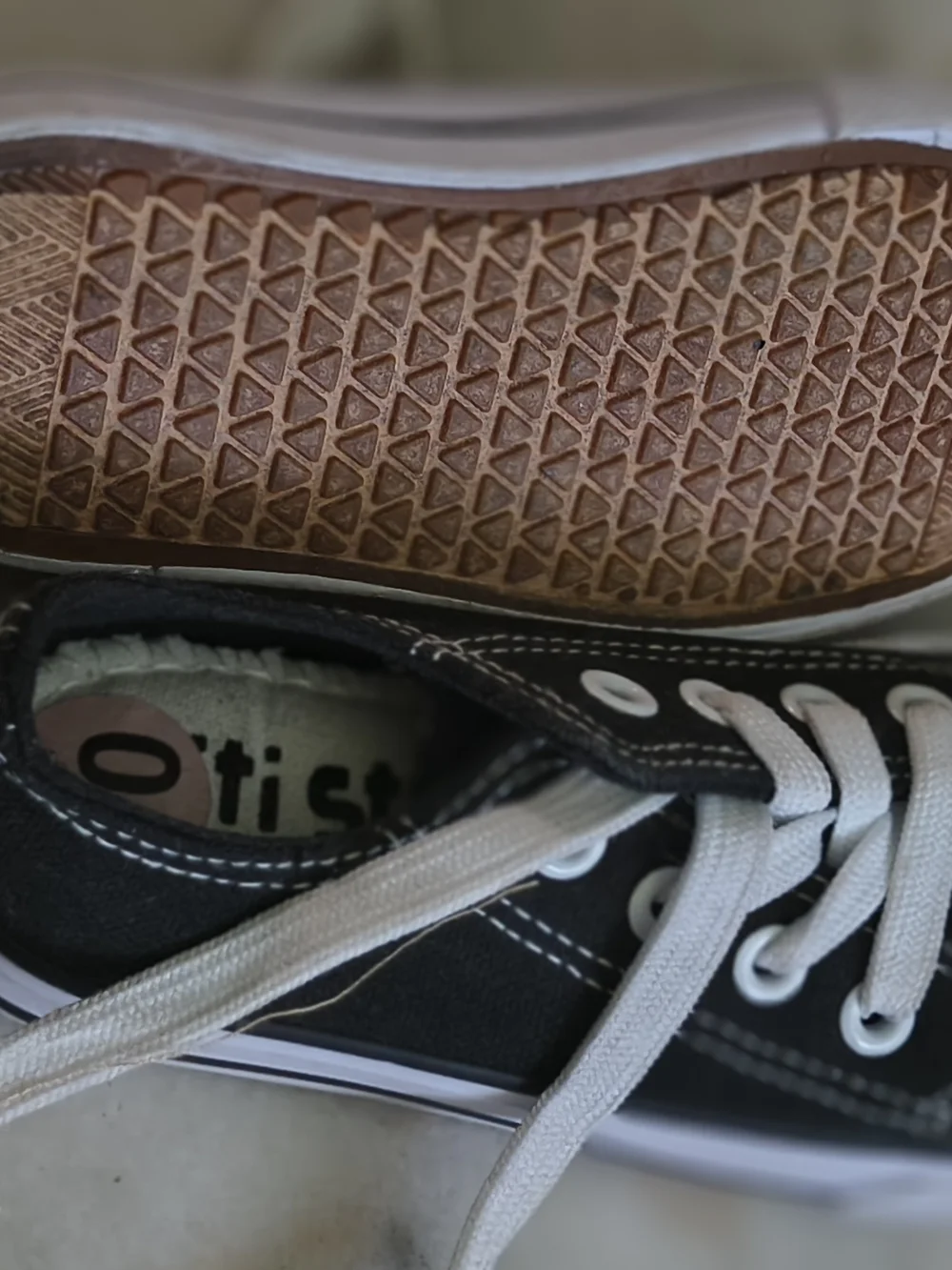 Converse Kids Black and White Low Top Canvas Sneakers